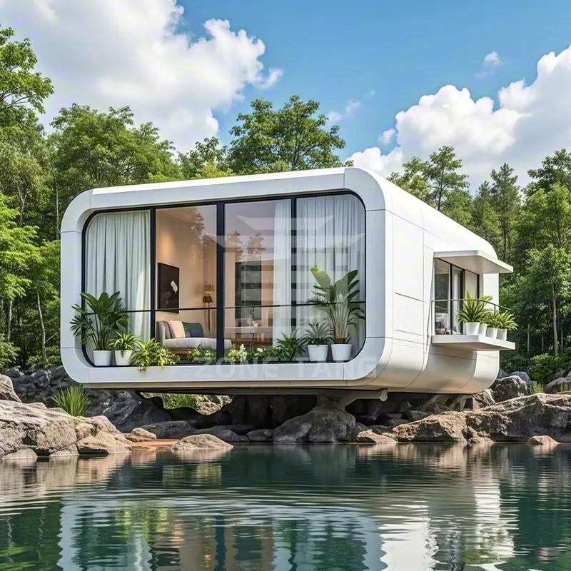 Luxury Prefabricated Unit Modular Apple Capsule Tiny Home