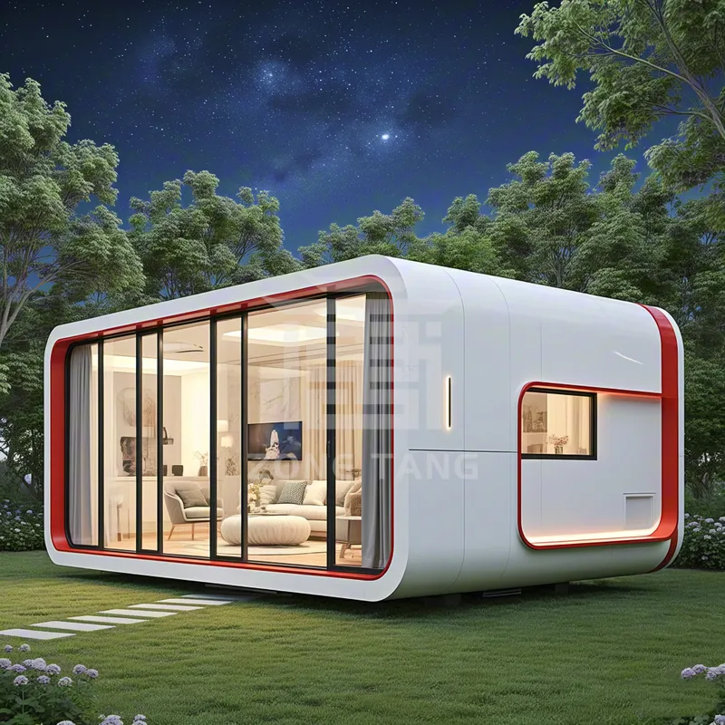 Convenient Ready to Live Prefab Apple Capsule Modular Home