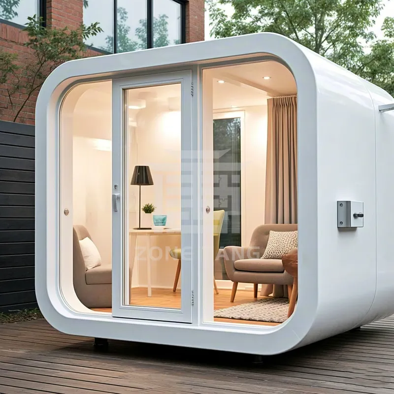 Fashion Safe Design Modular Apple Capsule House Construction