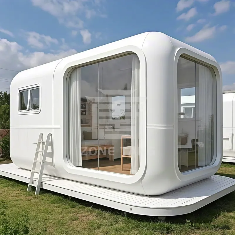 Economic Ready to Inhabit Space Modular Apple Capsule House