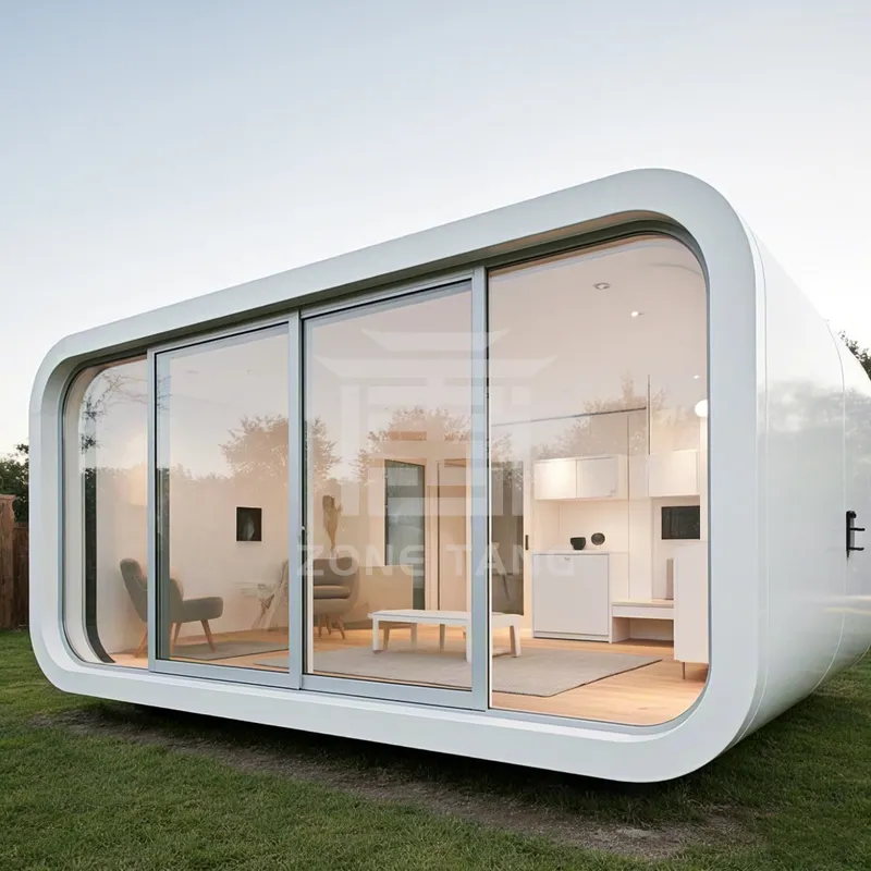 Ecological Prefab Insulated Unit Modular Apple Capsule House