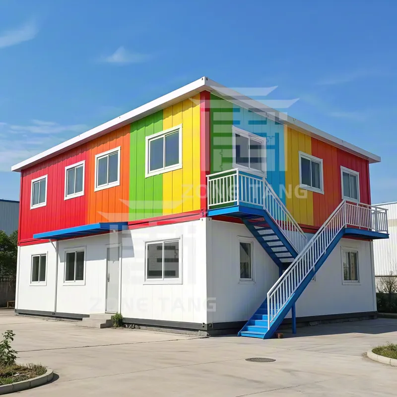 Fast Installation Convenient Prefeb T house Waterproof Colorful