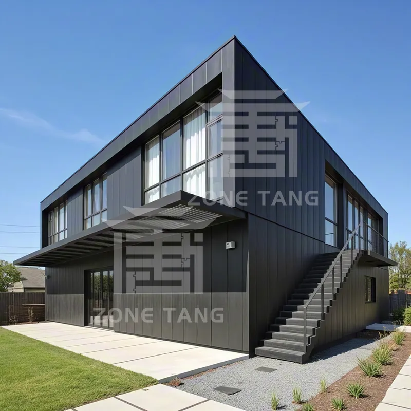 Luxury Modular Prefab T House Oilfield Fast Install Safe DIY