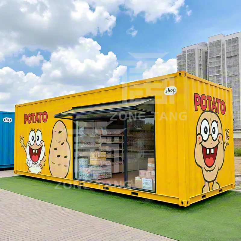 Modular Prefab Creative Container House Customizable Retail Booth