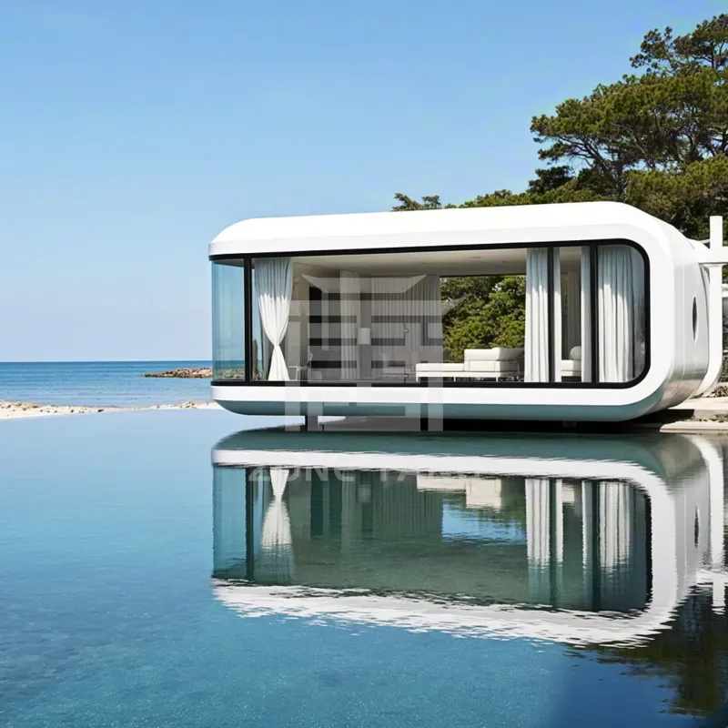 Off Grid Sufficient Apple Capsule House Energy Storage