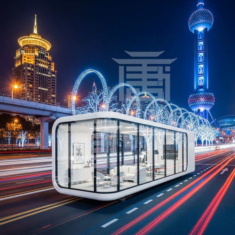 Safe Secure Apple Capsule House Insulated Soundproof