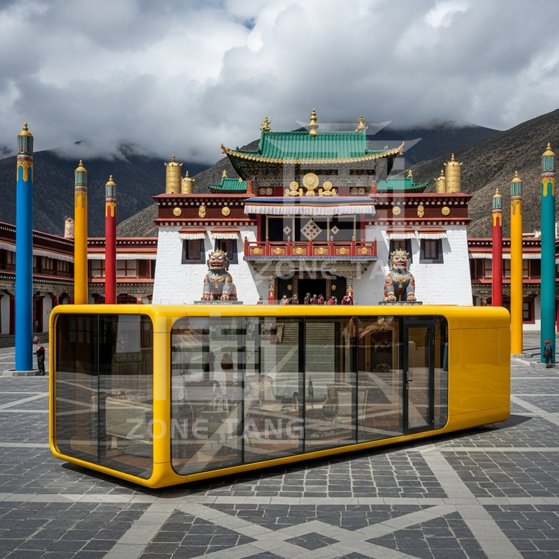 Apple Capsule House Prefabricated Home Beach Holidays