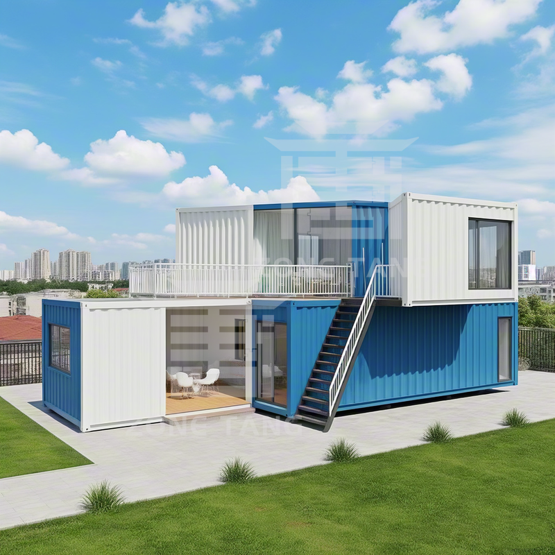 Multi-Layer Container House Modular Expandable Design Multi-Level Living