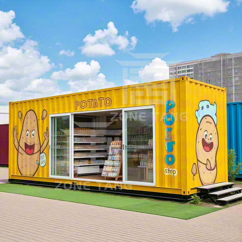 Guard House Container Modular Security Design Outdoor Monitoring Solution