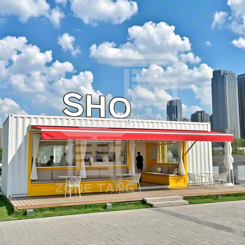 Kiosk Container House Modular Retail Space Design Outdoor Sales Solution